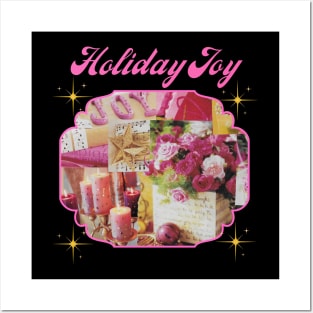 Holiday Joy Collage Posters and Art